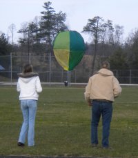 Hot air balloons.